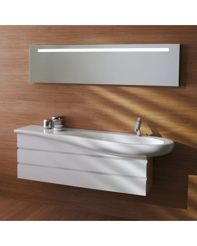 Тумба белый глянец 99,4 см 2 ящика Laufen Alessi One 4.2450.0.097.631.1