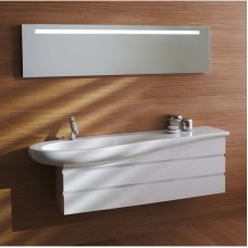 Тумба белый глянец 99,4 см 2 ящика Laufen Alessi One 4.2452.0.097.631.1