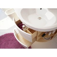 Тумба 78 см береза/белый Ravak SDU Rosa Comfort L X000000162