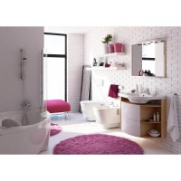 Тумба 78 см береза/белый Ravak SDU Rosa Comfort L X000000162