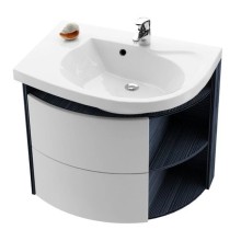 Тумба 78 см strip onyx/белый Ravak SDU Rosa Comfort L X000000312