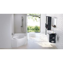 Тумба 78 см strip onyx/белый Ravak SDU Rosa Comfort L X000000312