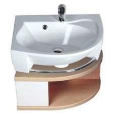 Тумба 56 см береза/белый Ravak SDU Rosa L X000000238