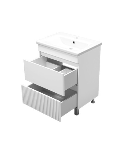 Мира - 65 Тумба напольная с 2 ящ.эмаль