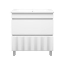 Мира - 80 Тумба напольная с 2 ящ.эмаль