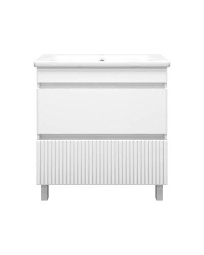 Мира - 80 Тумба напольная с 2 ящ.эмаль