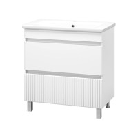 Мира - 80 Тумба напольная с 2 ящ.эмаль