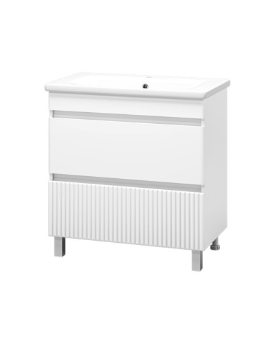 Мира - 80 Тумба напольная с 2 ящ.эмаль