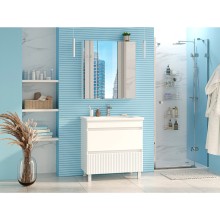 Мира - 80 Тумба напольная с 2 ящ.эмаль