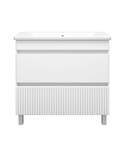 Мира - 90 Тумба напольная с 2 ящ.эмаль