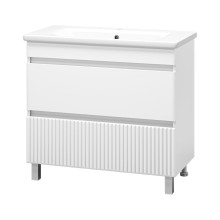 Мира - 90 Тумба напольная с 2 ящ.эмаль