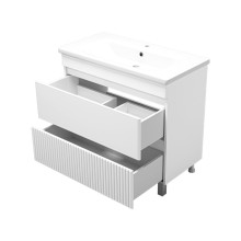 Мира - 90 Тумба напольная с 2 ящ.эмаль