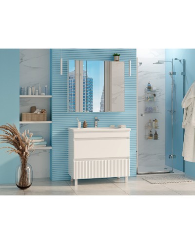 Мира - 90 Тумба напольная с 2 ящ.эмаль