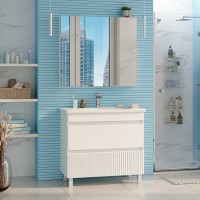 Мира - 90 Тумба напольная с 2 ящ.эмаль