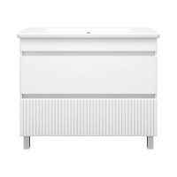 Мира -100 Тумба напольная с 2 ящ.эмаль