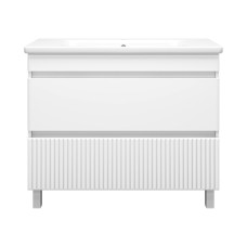 Мира -100 Тумба напольная с 2 ящ.эмаль