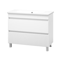 Мира -100 Тумба напольная с 2 ящ.эмаль