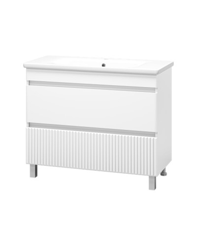 Мира -100 Тумба напольная с 2 ящ.эмаль