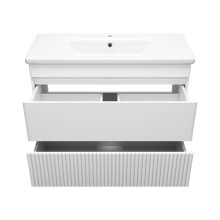 Мира -100 Тумба напольная с 2 ящ.эмаль