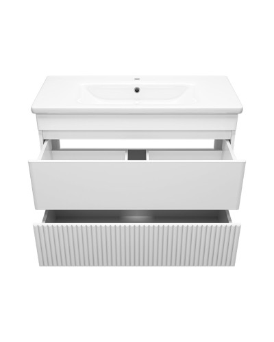 Мира -100 Тумба напольная с 2 ящ.эмаль