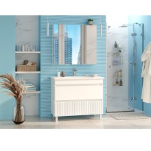 Мира -100 Тумба напольная с 2 ящ.эмаль