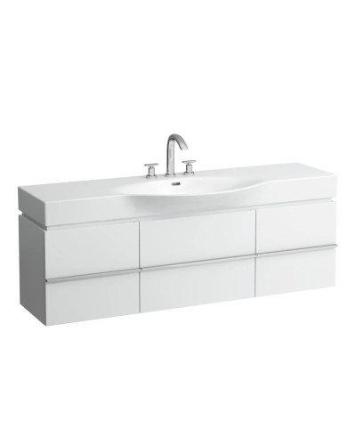 Тумба белый матовый 119,3 см 1 выдвижной ящик, 2 распашные дверцы Laufen Case 4.0130.1.075.463.1