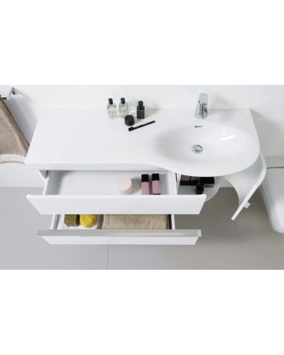 Тумба белый матовый 113,9 см 2 выдвижных ящика Laufen Case 4.0160.2.075.463.1