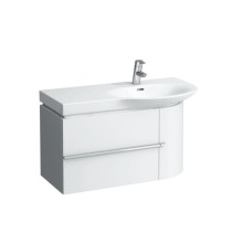 Тумба белый матовый 84,1 см 2 выдвижных ящика Laufen Case 4.0150.2.075.463.1