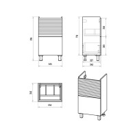 Форест - 50 Тумба напольная 2 ящ.