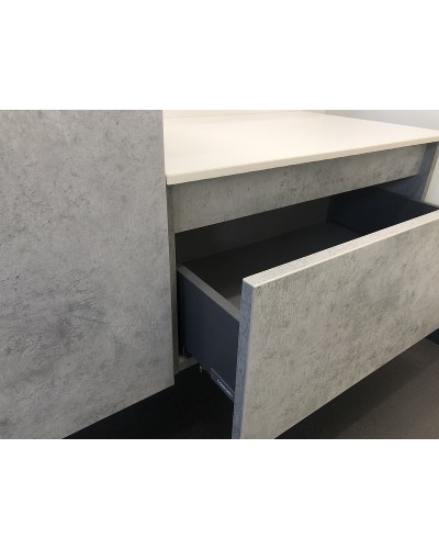 Тумба Comforty Осло 60 00-00000838 подвесная Бетон светлый