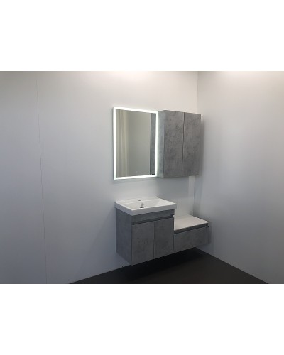 Тумба Comforty Осло 60 00-00000838 подвесная Бетон светлый