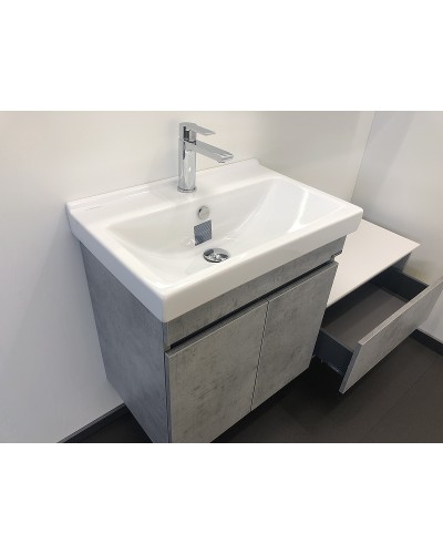 Тумба Comforty Осло 60 00-00000838 подвесная Бетон светлый