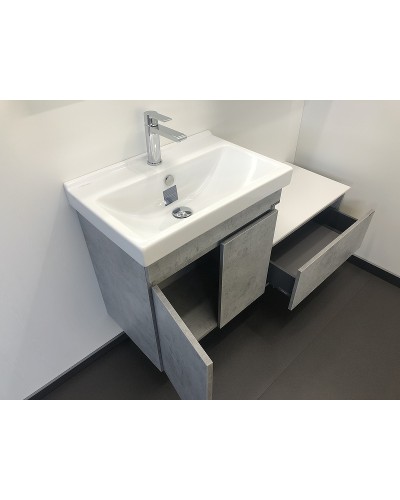 Тумба Comforty Осло 60 00-00000838 подвесная Бетон светлый