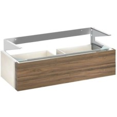 Тумба белый/грецкий орех 125 см 2 выдвижных ящика KEUCO Edition 300 30374386800