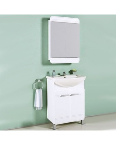 Тумба под раковину Aqwella Корсика 65 Kor.01.06 Белая