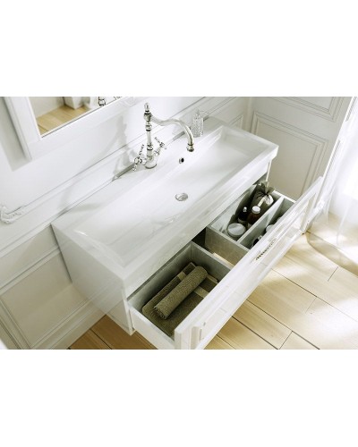 Тумба под раковину Aqwella 5 Stars Империя 80 Emp.01.08/W подвесная Белая