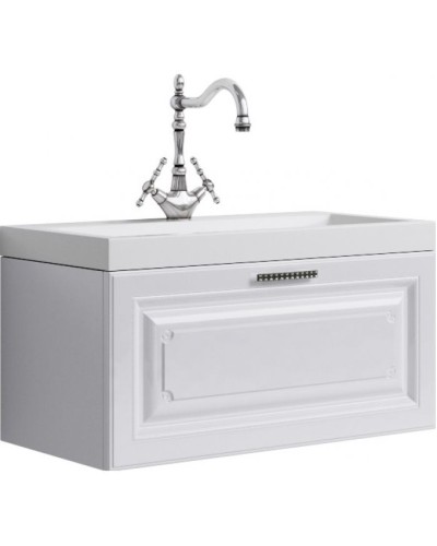 Тумба под раковину Aqwella 5 Stars Империя 80 Emp.01.08/W подвесная Белая