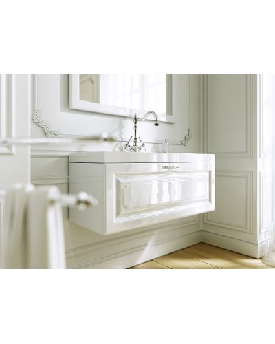Тумба под раковину Aqwella 5 Stars Империя 100 Emp.01.10/W подвесная Белая