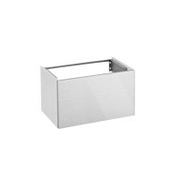 Тумба белый глянец/белое стекло 79,6 см KEUCO Royal Reflex 34060210000