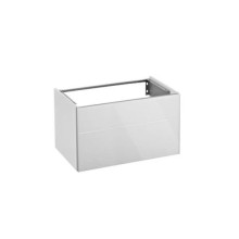 Тумба белый глянец/белое стекло 79,6 см KEUCO Royal Reflex 34060210000