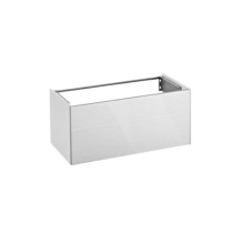 Тумба белый глянец/белое стекло 99,6 см KEUCO Royal Reflex 34070210000