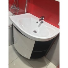 Тумба 78 см strip onyx/белый Ravak SDU Rosa Comfort L X000000312