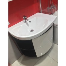 Тумба 78 см strip onyx/белый Ravak SDU Rosa Comfort R X000000313