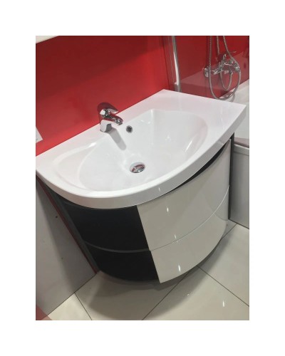 Тумба 78 см strip onyx/белый Ravak SDU Rosa Comfort R X000000313