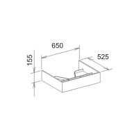 Тумба олива 65 см KEUCO Edition 300 30362009100