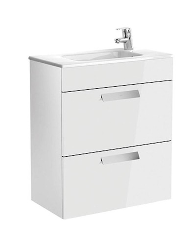 Тумба под раковину Roca Debba 60 ZRU9302708 подвесная Белая