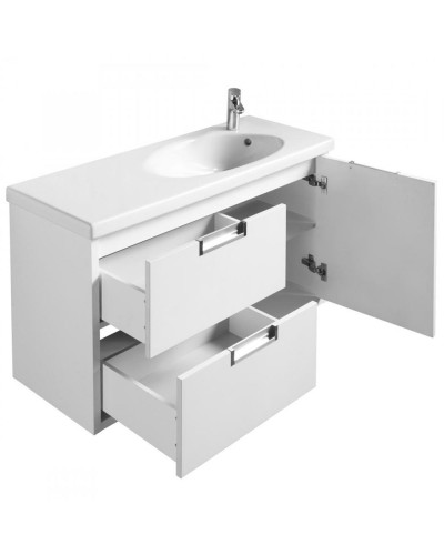 Тумба под раковину Roca Etna 100 857302806 подвесная Белый глянец