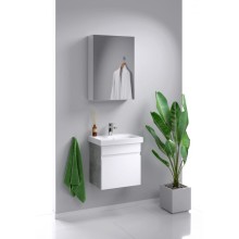 Тумба под раковину Aqwella Smart 50 SRT0105BS подвесная Бетон светлый