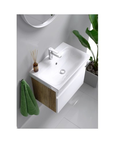 Тумба под раковину Aqwella Smart 50 SRT0105DB подвесная Дуб балтийский