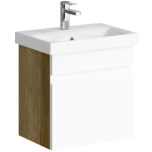 Тумба под раковину Aqwella Smart 50 SRT0105DB подвесная Дуб балтийский